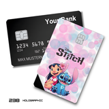Lilo & Stitch Lilo and Stitch hugging happily card skin sticker