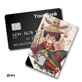 Harry Potter Chibi with Hedwig card skin sticker