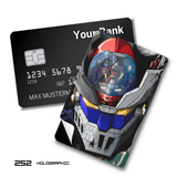 Mazinger Z Robot Head Cockpit card skin sticker