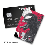 Marvel Venom Close-up with Tongue Out card skin sticker