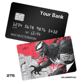 Marvel Venom Crawling in Full Body Pose card skin sticker