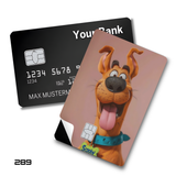 Scooby-Doo Close-up of 's face card skin sticker