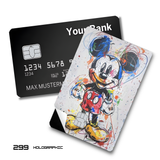 Mickey Mouse & Friends Mickey Mouse Graffiti Paint Splatter card skin sticker