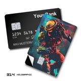 Predator The in Red Light card skin sticker