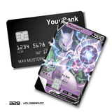 Pokemon Mewtwo V Trading Card card skin sticker