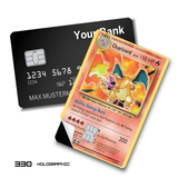 Pokemon Classic Charizard Trading Card card skin sticker