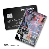 Pokemon Mewtwo EX with Giovanni Card card skin sticker