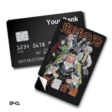Demon Slayer Hashira Group Pose card skin sticker