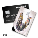 Demon Slayer Hashira Group Illustration card skin sticker