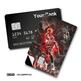 Credit Card Skin Sticker - NBA - Michael Jordan Bulls Slam Dunk - Holographic