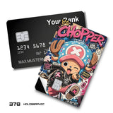 Credit Card Skin Sticker - One Piece - Chopper Streetwear Graffiti Art - Holographic