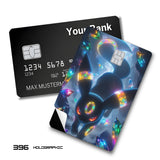 Credit Card Skin Sticker - Pokémon - Umbreon With Rainbow Crystals - Holographic