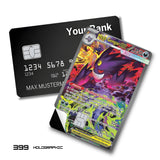 Credit Card Skin Sticker - Pokémon - Mega Gengar Ex Full Art Card - Holographic