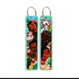 Embroidery Keychain - Moana - Moana, Maui, Pua & Heihei
