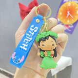3D PVC Figure Keychain - Lilo & Stitch - Lilo And Stitch Chibi Figures