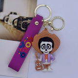 3D PVC Figure Keychain - Disney/Pixar - Miguel Rivera Skeleton With Guitar