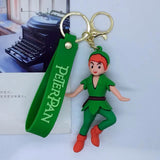 3D PVC Figure Keychain - Peter Pan - Flying Figure