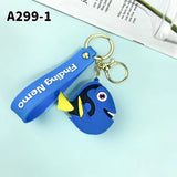 3D PVC Figure Keychain - Disney/Pixar - Dory Fish With Finding Nemo Strap