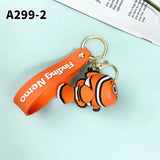 3D PVC Figure Keychain - Disney/Pixar - Nemo 3D Figure With Finding Nemo Strap