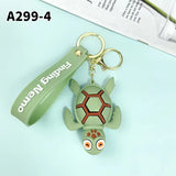 3D PVC Figure Keychain - Finding Nemo - Squirt The Turtle 3D Figure