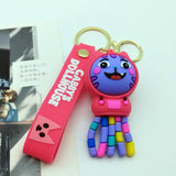 3D PVC Figure Keychain - Gabby's Dollhouse - DJ Catnip In Pink Hoodie With Colorful Tentacles
