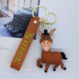 3D PVC Figure Keychain - Shrek - Donkey Smiling
