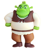 3D PVC Figure Keychain - Shrek - In His Classic Outfit