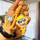 3D PVC Figure Keychain - Naruto - Uzumaki Chibi Figure (Style 2)