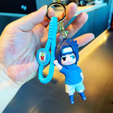 3D PVC Figure Keychain - Naruto - Sasuke Uchiha Chibi Figure