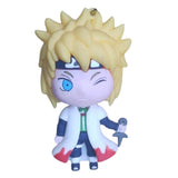 3D PVC Figure Keychain - Naruto - Minato Namikaze Chibi Figure With Kunai