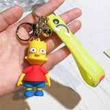 3D PVC Figure Keychain - The Simpsons - Bart Simpson 3D Figure