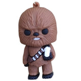 3D PVC Figure Keychain - Star Wars - Chewbacca Chibi Figure With Bandolier