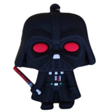 3D PVC Figure Keychain - Star Wars - Darth Vader Chibi Figure With Red Lightsaber