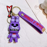 3D PVC Figure Keychain - Five Nights at Freddy's - Bonnie The Bunny With Guitar