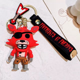 3D PVC Figure Keychain - Five Nights at Freddy's - Foxy With Eyepatch And Guitar