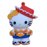 3D PVC Figure Keychain - Sanrio - Hello Kitty In Woody Costume