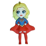 3D PVC Figure Keychain - DC Comics - Chibi Supergirl With Avengers Strap
