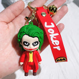 3D PVC Figure Keychain - DC Comics - Chibi Joker Figure With Green Hair (Style 2)