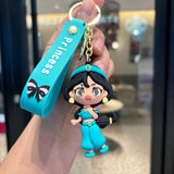3D PVC Figure Keychain - Aladdin - Princess Jasmine Chibi Figure