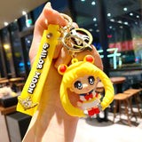 3D PVC Figure Keychain - Sailor Moon - Chibi Figure With Pigtails