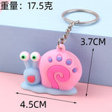 3D PVC Figure Keychain - SpongeBob SquarePants - Gary The Snail With Pink Shell
