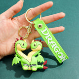 3D PVC Figure Keychain - How to Train Your Dragon - Barf And Belch Two-Headed Dragon
