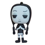 3D PVC Figure Keychain - Wednesday - Addams Chibi Figure