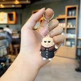 3D PVC Figure Keychain - The Addams Family - Uncle Fester Chibi Figure