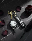 3D PVC Figure Keychain - The Addams Family - Morticia Addams Chibi Figure
