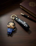 3D PVC Figure Keychain - The Addams Family - Gomez Addams In Blue Pinstripe Suit