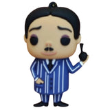 3D PVC Figure Keychain - The Addams Family - Gomez Addams In Blue Pinstripe Suit