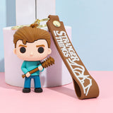 3D PVC Figure Keychain - Stranger Things - Steve Harrington With A Spiked Bat