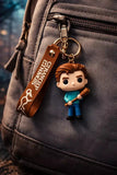 3D PVC Figure Keychain - Stranger Things - Steve Harrington With A Spiked Bat