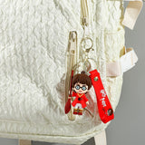 3D PVC Figure Keychain - Harry Potter - Chibi Figure With Broom